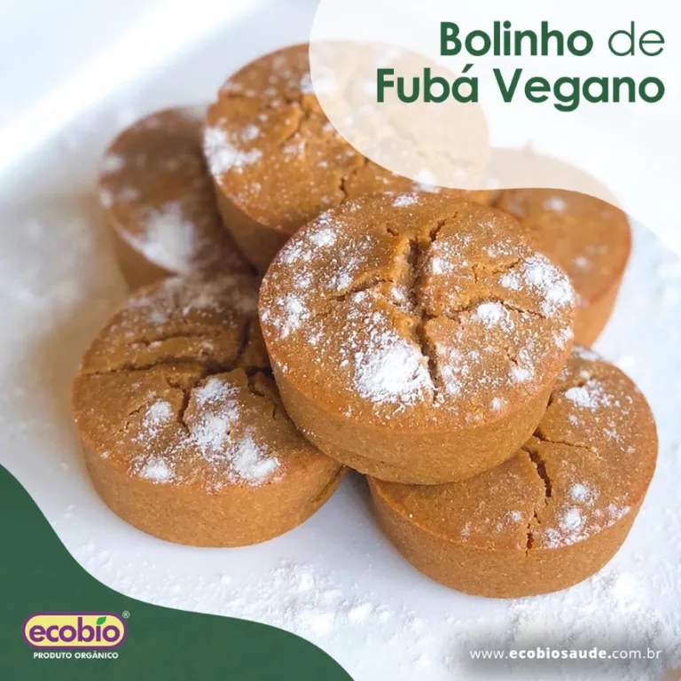 Bolinho de Fubá Vegano